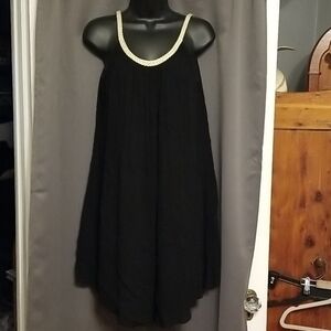 Nina Leonard gauzy Grecian style dress size S